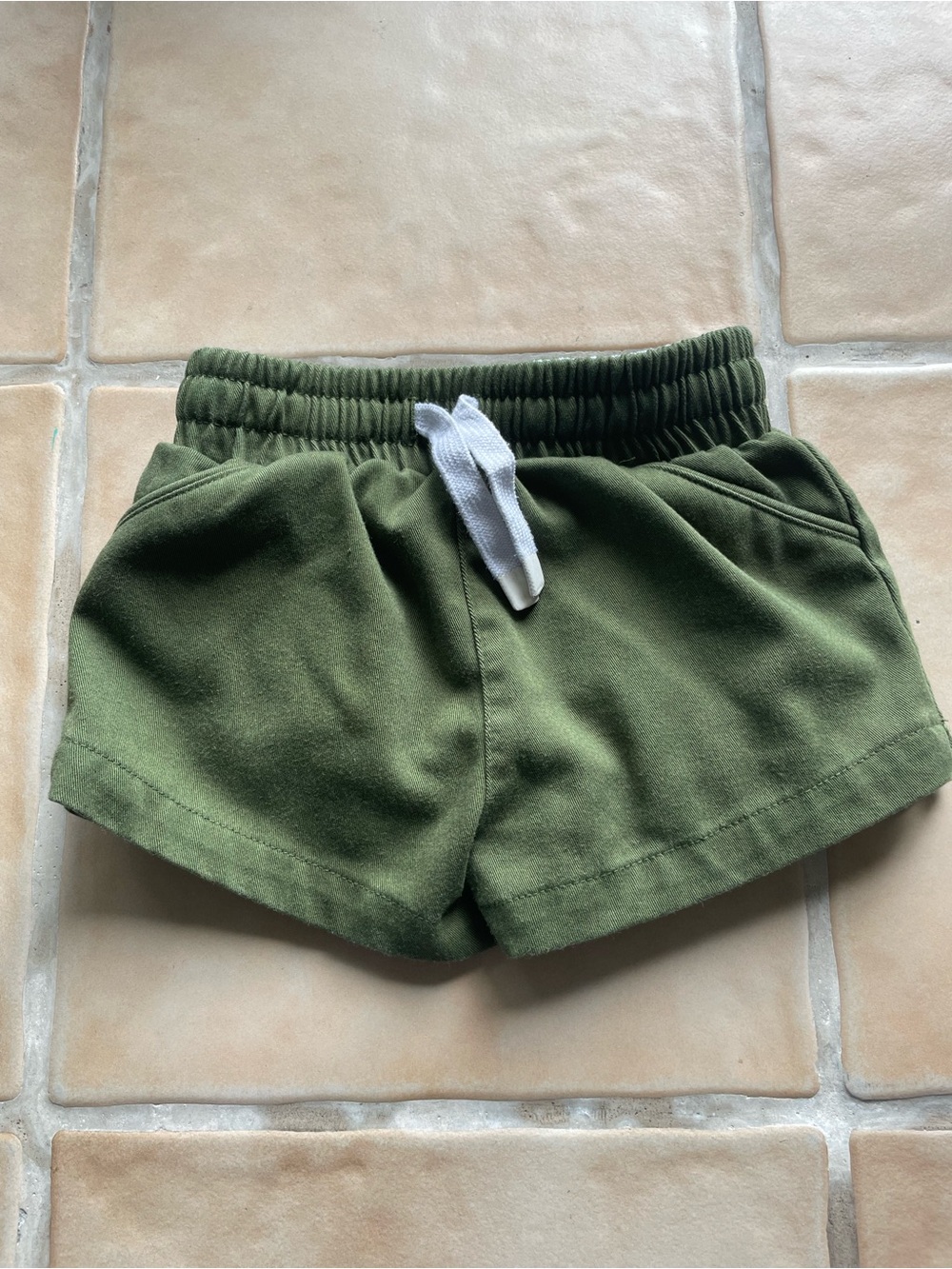Cadets Olive Green Toddler Shorts